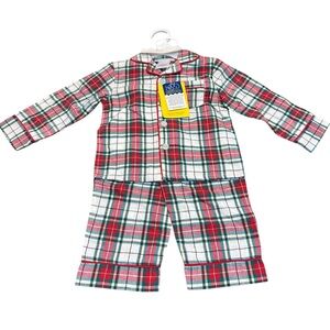 Saint Eve Kids Holiday Red and‎ Green Plaid Pajama Sets – NWT 2T, 5T, 6T, 8T